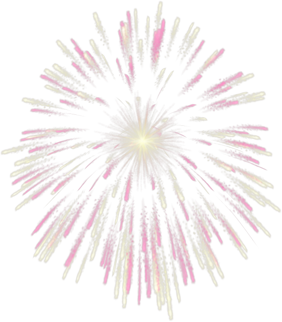 Radiant Pink Firework Explosion PNG image