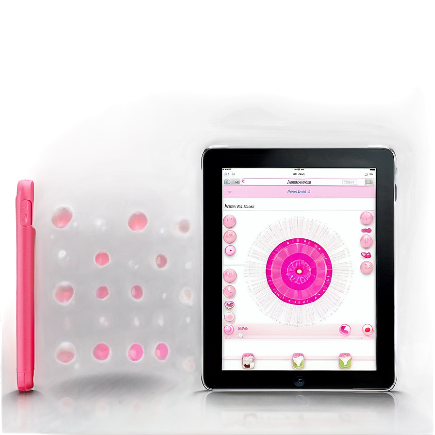 Radiant Pink Ipad Png Svq PNG image