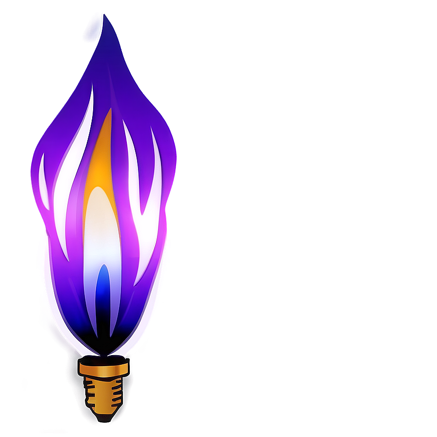 Radiant Purple Flame Png Lgo PNG image