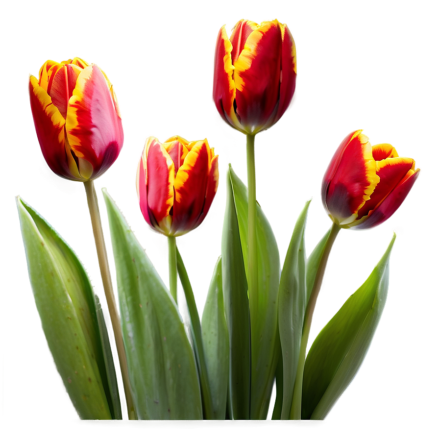 Radiant Red Tulips Png 06122024 PNG image