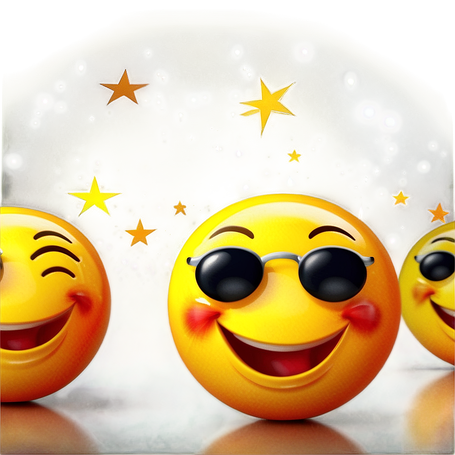 Radiant Smile Emoji Png Mpj PNG image