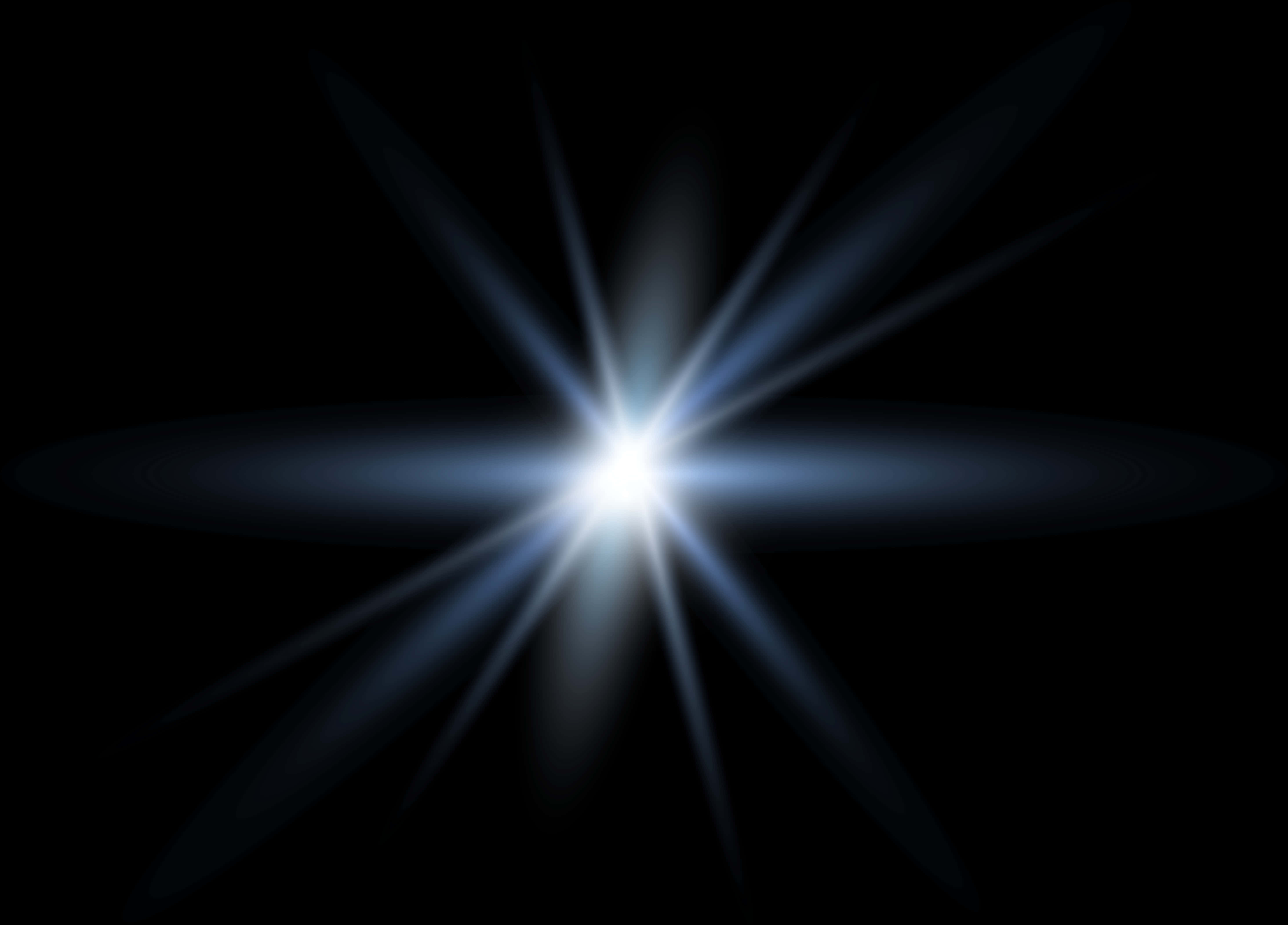 Radiant Starburst Light Effect PNG image