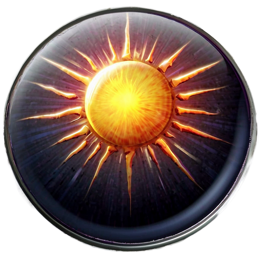 Radiant Sun Flare Png 06122024 PNG image