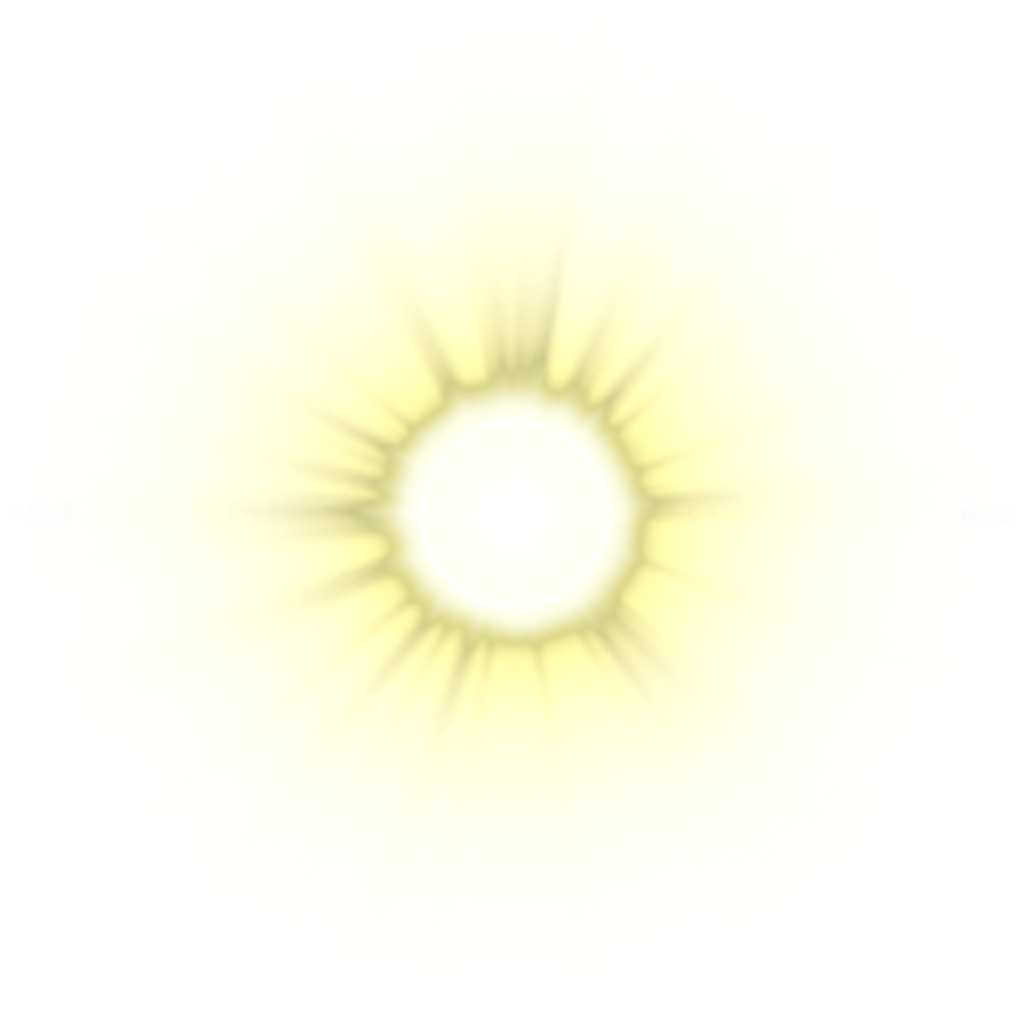 Radiant Sun Graphic PNG image