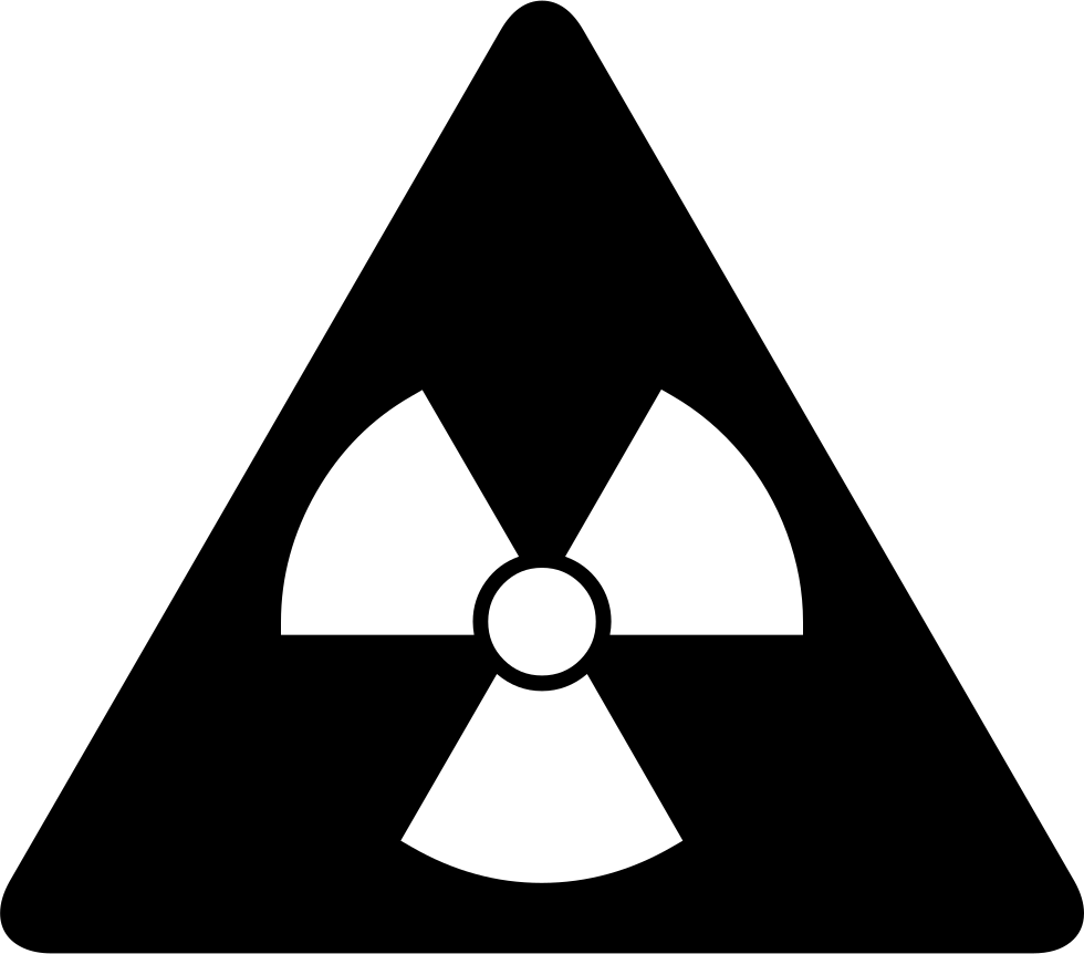 Radiation Hazard Symbol Graphic PNG image