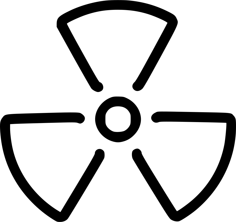 Radiation Symbol Graphic PNG image