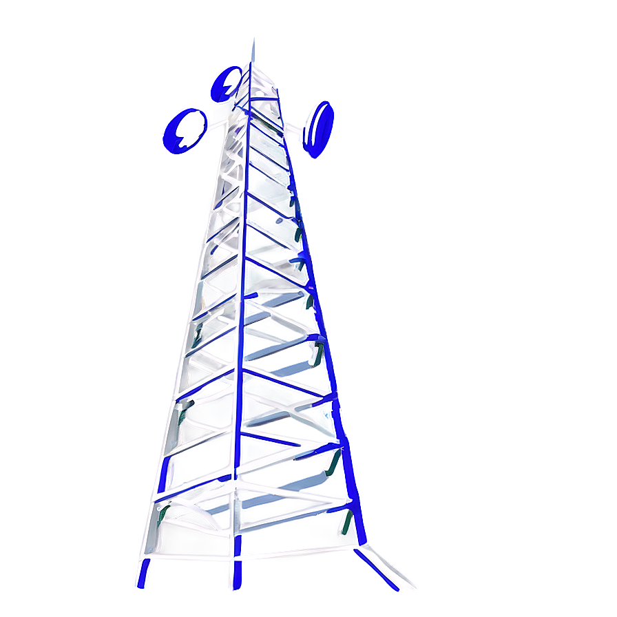 Radio Broadcasting Tower Png 20 PNG image