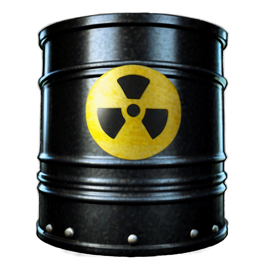 Radioactive Toxic Waste Drum Png Xhl PNG image