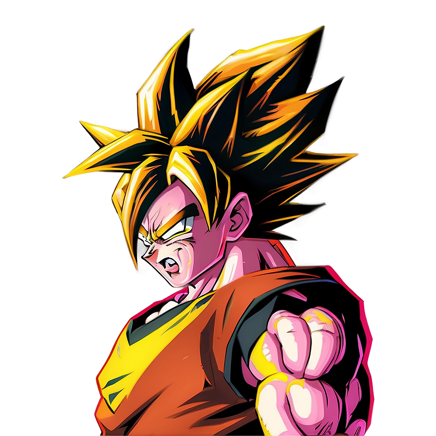 Rage Super Saiyan Hair Png Tep PNG image