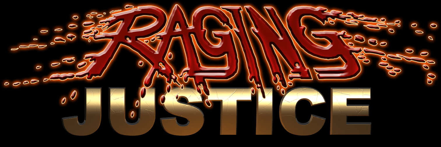 Raging Justice Game Logo PNG image