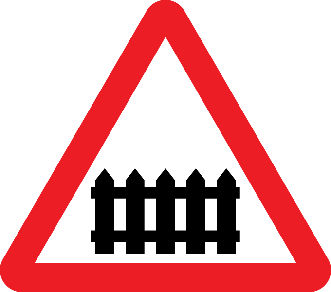 Railroad_ Crossing_ Warning_ Sign PNG image