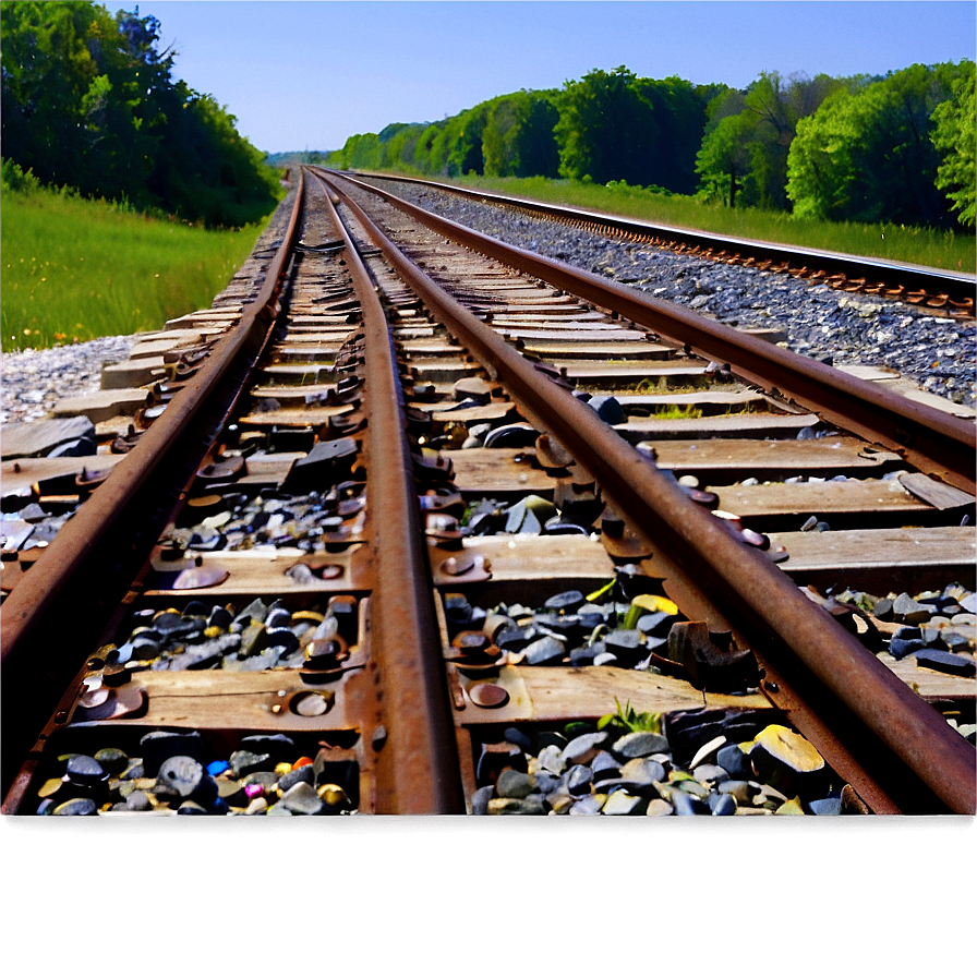 Railroad Tracks Png Nrp18 PNG image