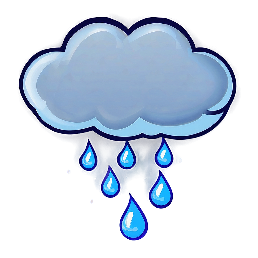 Rain Cloud Clipart Png 05252024 PNG image