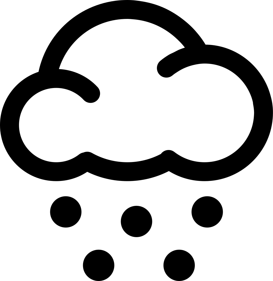 Rain Cloud Icon PNG image