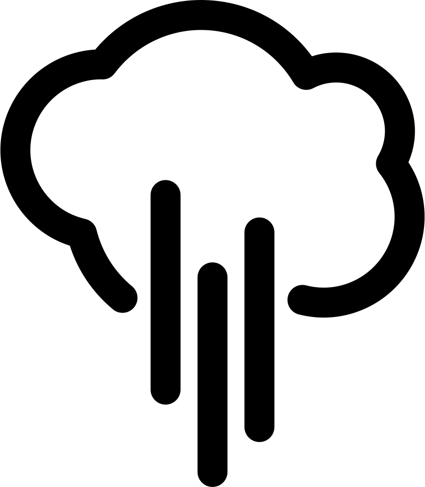 Rain Cloud Icon PNG image