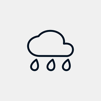 Rain Cloud Icon PNG image