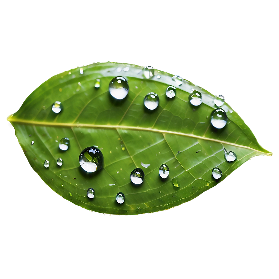 Rain Drop On Leaf Png Anx PNG image