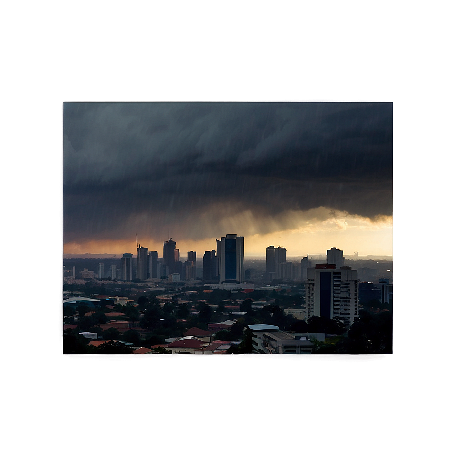 Rain Over City Png Ipe48 PNG image