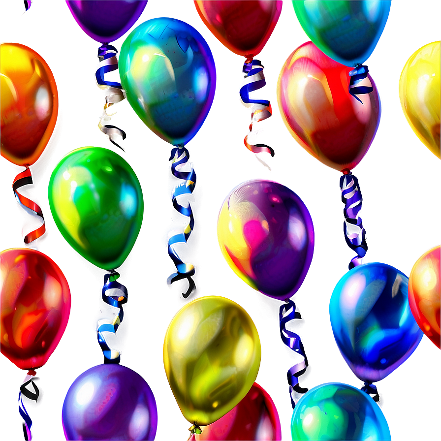 Rainbow Balloons Png 97 PNG image