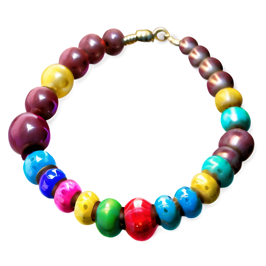 Rainbow Beads Png 06212024 PNG image