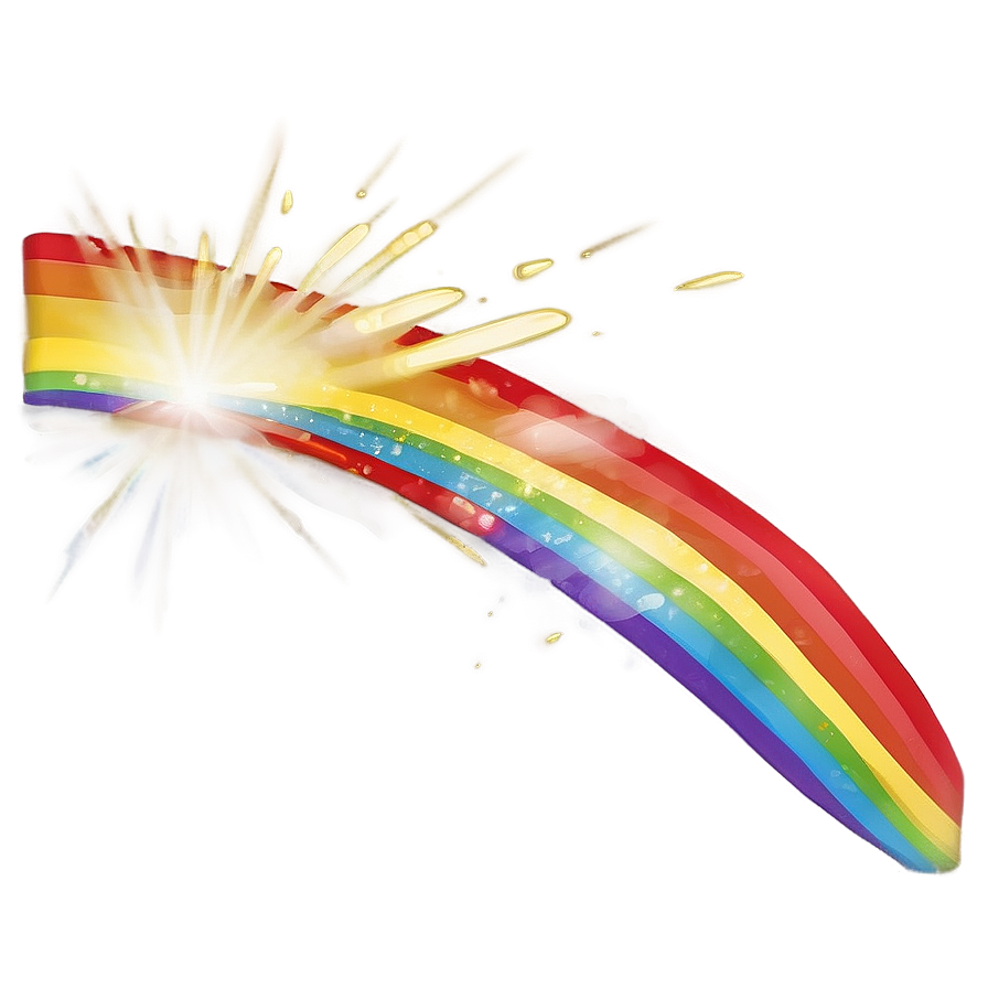 Rainbow Beam Emoji Png 06272024 PNG image