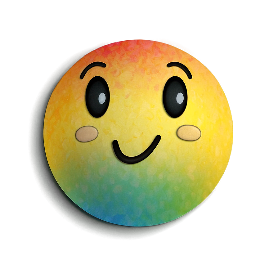 Rainbow Bliss Emoji Png 45 PNG image