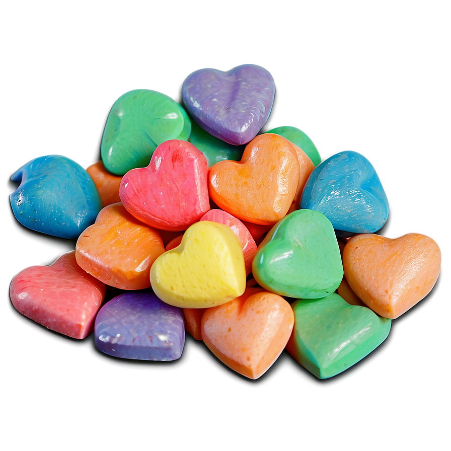 Rainbow Candy Hearts Png Ixt PNG image