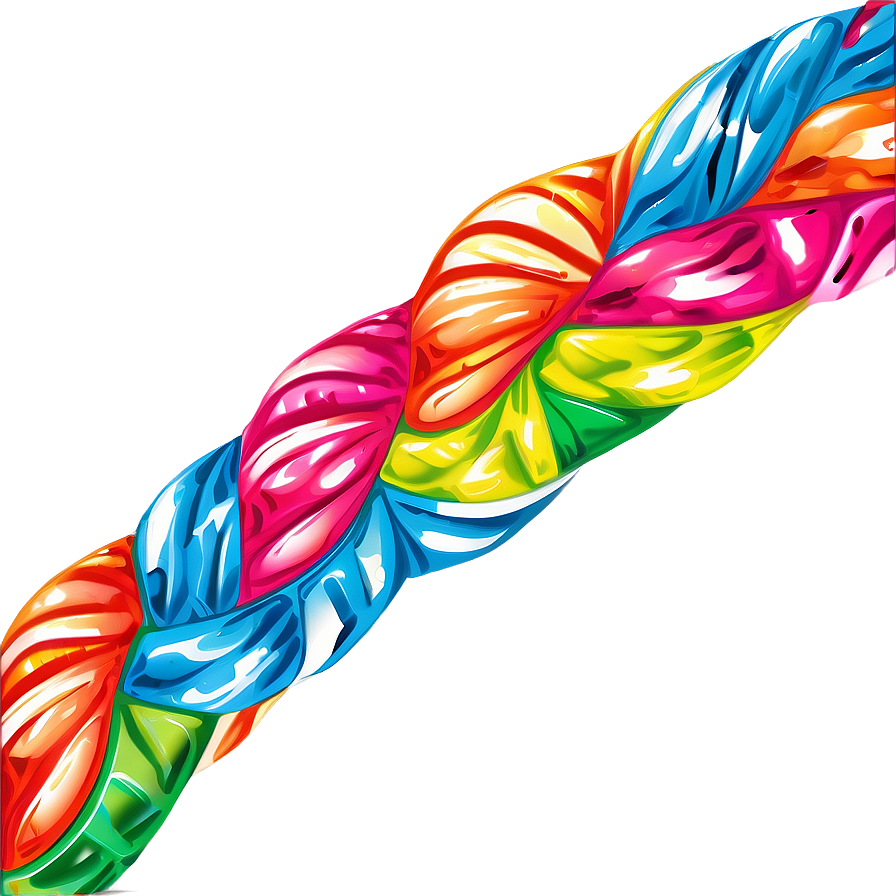 Rainbow Candy Twist Png 32 PNG image