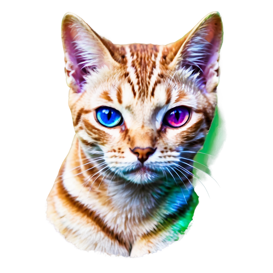 Rainbow Cat Filter Png 26 PNG image