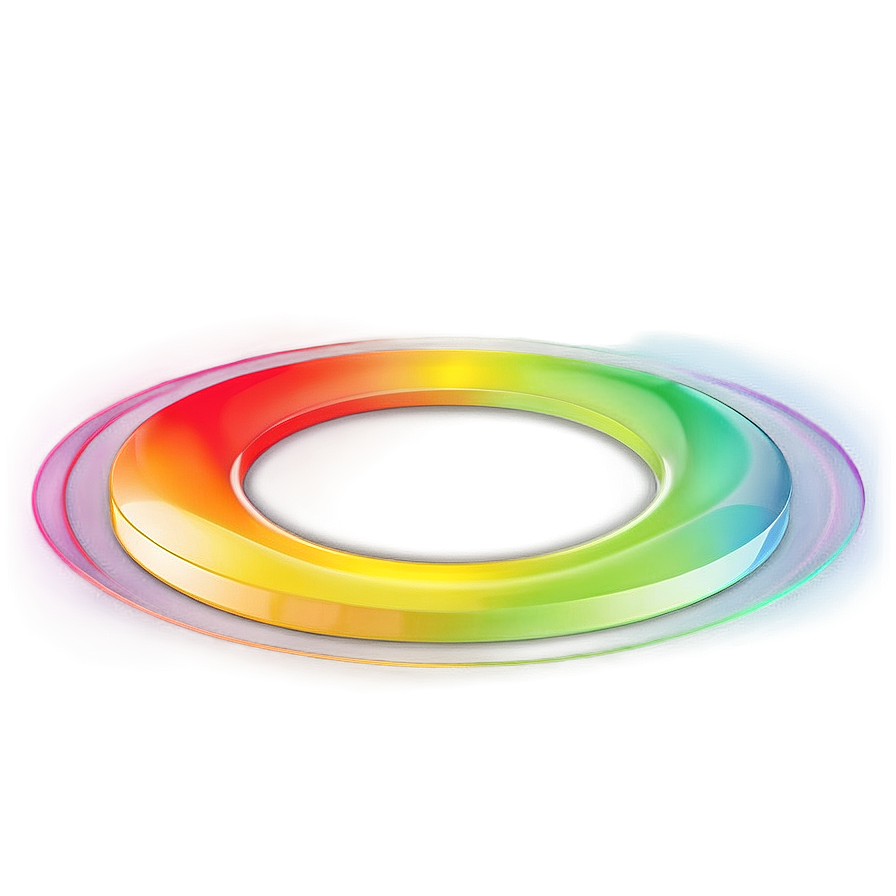 Rainbow Circle Fantasy Art Png 06262024 PNG image