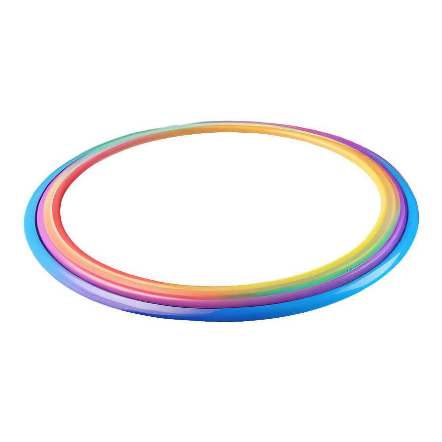 Rainbow Circle Fantasy Art Png 06262024 PNG image