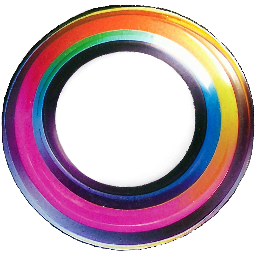 Rainbow Circle Prism Reflection Png Xlk PNG image