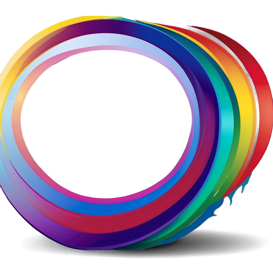 Rainbow Circle Vector Art Png Pge PNG image