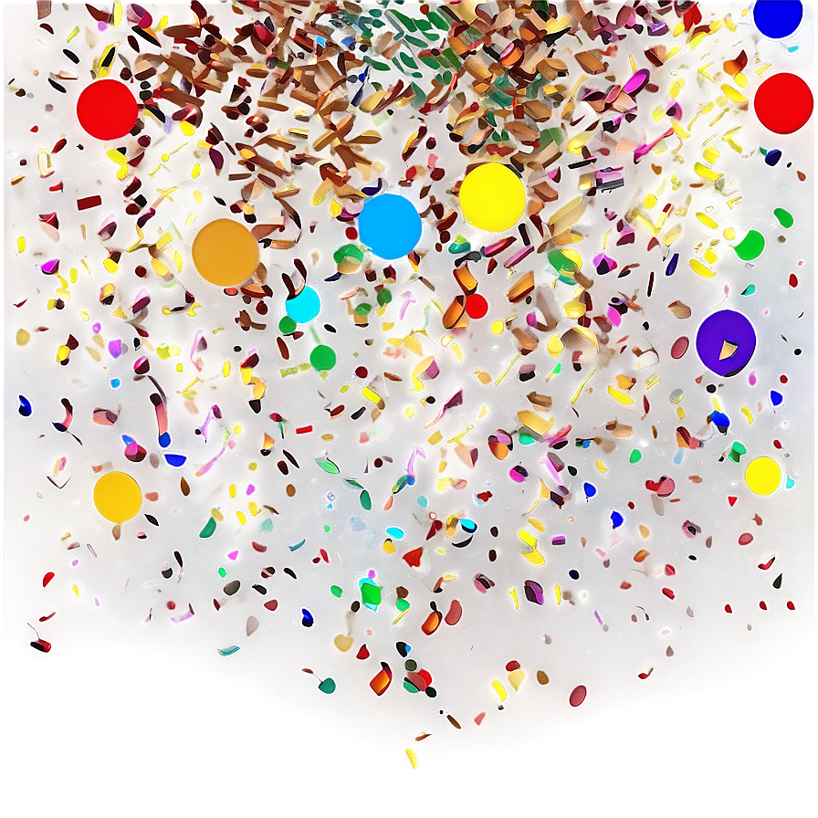 Rainbow Confetti Png 04292024 PNG image