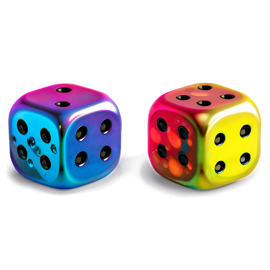 Rainbow Dice Png 68 PNG image