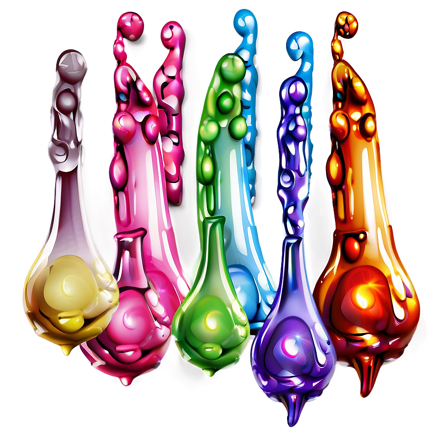 Rainbow Drops Effect Png 04292024 PNG image