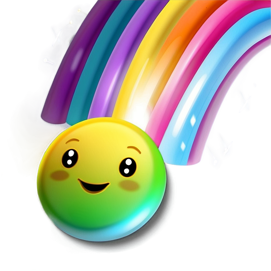 Rainbow Emoji Png Jhe40 PNG image