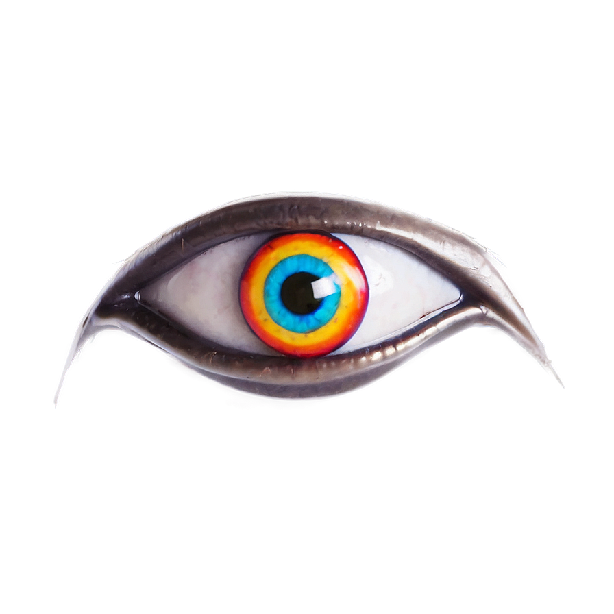 Rainbow Evil Eye Png Mut PNG image