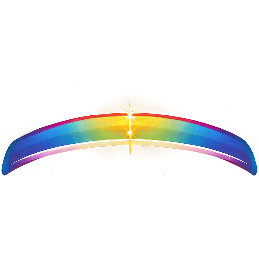 Rainbow Flare Art Png Fej76 PNG image