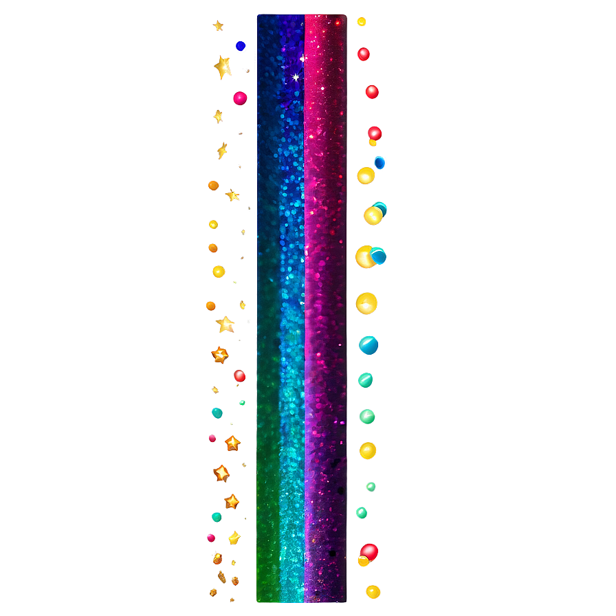 Rainbow Glitter Line Design Png Hfq PNG image