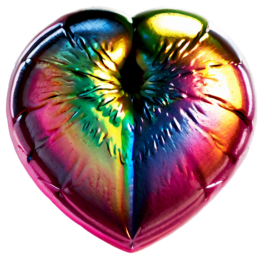 Rainbow Heart A PNG image