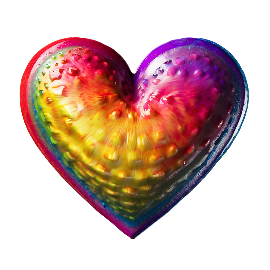 Rainbow Heart Clipart Png Slp7 PNG image