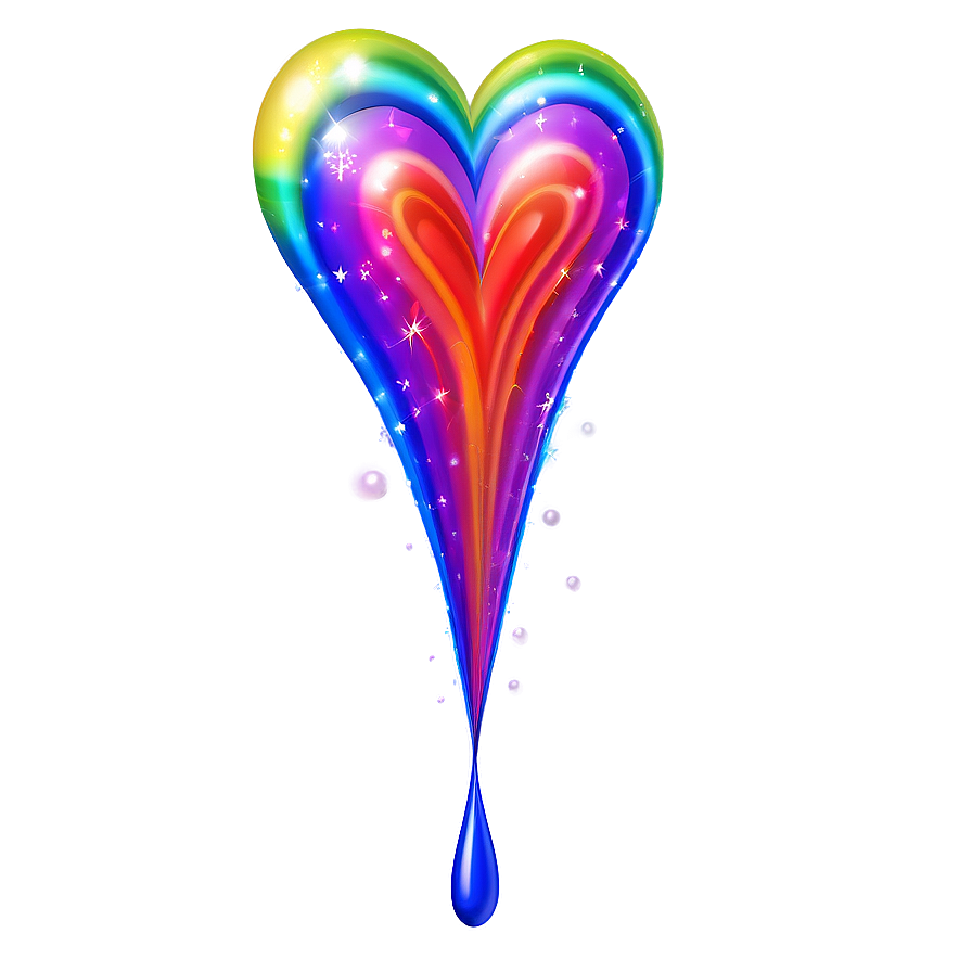 Rainbow Heart Transparent Background Png 90 PNG image