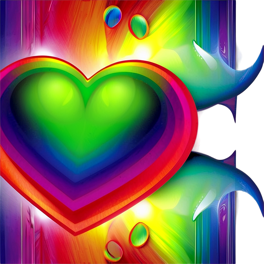 Rainbow Heart Transparent Background Png Ooo97 PNG image