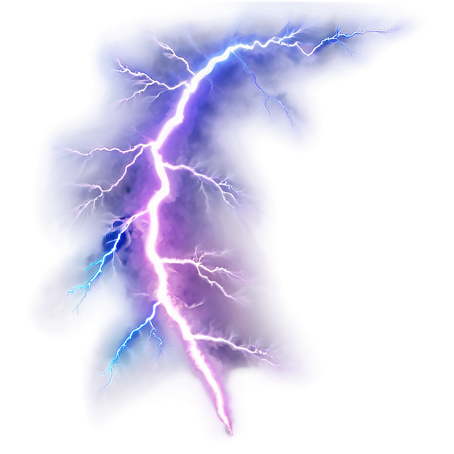 Rainbow Lightning Strike Png 96 PNG image