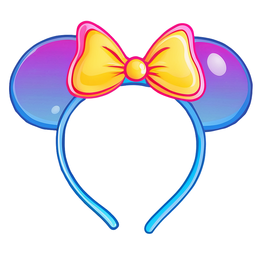 Rainbow Minnie Mouse Ears Png Mwe89 PNG image