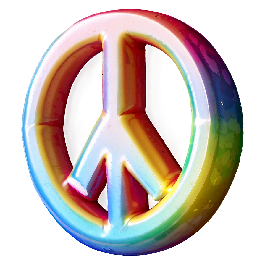 Rainbow Peace Emoji Png Mep PNG image