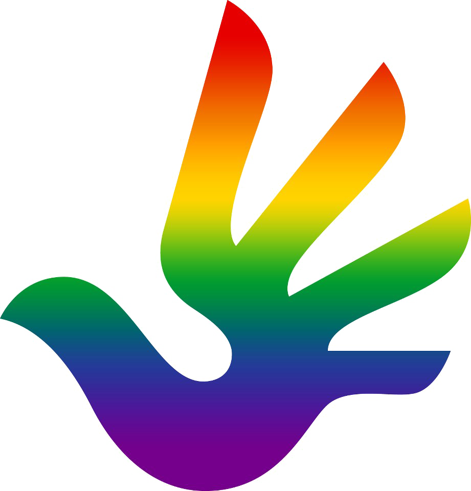 Rainbow Peace Symbol PNG image