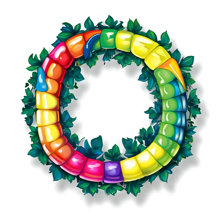 Rainbow Pride Wreath Png Kph PNG image