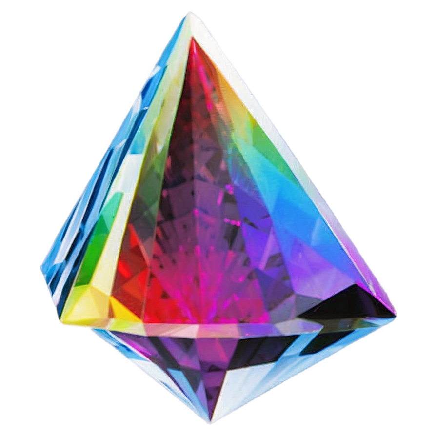 Rainbow Prism Facet Png 04292024 PNG image